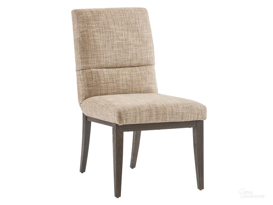 The appearance of Park City Glenwild Upholstered Side Chair 01-0930-882-01 designed by Barclay Butera in the modern / contemporary interior design. This dark mocha piece of furniture  was selected by 1StopBedrooms from Park City Collection to add a touch of cosiness and style into your home. Sku: 01-0930-882-01. Product Type: Side Chair. Image1