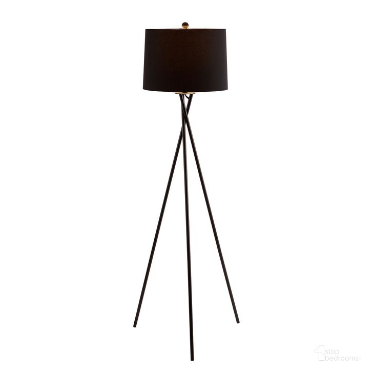 The appearance of Parsen Floor Lamp in Black designed by Safavieh in the modern / contemporary interior design. This black piece of furniture  was selected by 1StopBedrooms from Parsen Collection to add a touch of cosiness and style into your home. Sku: FLL4084A. Product Type: Floor Lamp. Material: Iron. Image1