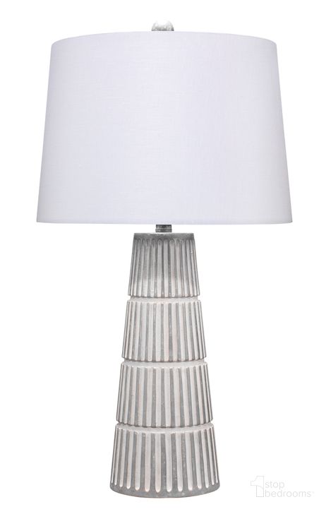 The appearance of Partition Table Lamp In Grey designed by Jamie Young Company in the transitional interior design. This grey piece of furniture  was selected by 1StopBedrooms from Partition Collection to add a touch of cosiness and style into your home. Sku: LS9PARTITIGR. Product Type: Table Lamp. Material: Cement. Image1