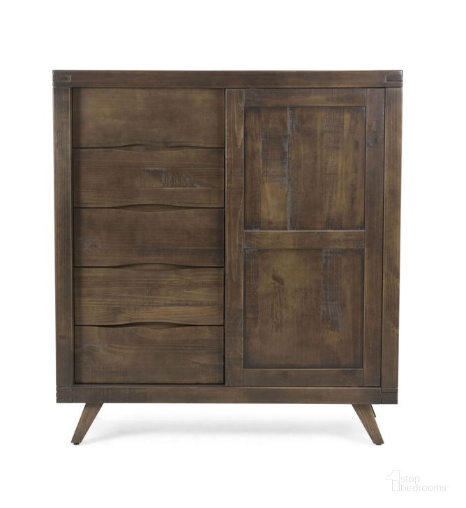 The appearance of Pasco Gentleman's Chest with Glides In Brown designed by Steve Silver in the  interior design. This brown piece of furniture  was selected by 1StopBedrooms from Pasco Collection to add a touch of cosiness and style into your home. Sku: AS900CG. Product Type: Chest. Image1