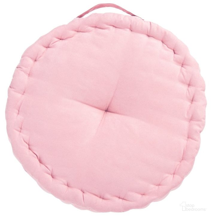 The appearance of Payton Floor Pillow in Pink designed by Safavieh in the transitional interior design. This pink piece of furniture  was selected by 1StopBedrooms from Payton Collection to add a touch of cosiness and style into your home. Sku: FLP1014B. Product Type: Pillow. Image1