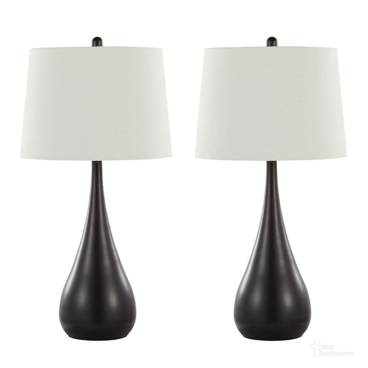 The appearance of Pebble 29 Inch Metal Table Lamp Set of 2 In White and Brushed Bronze designed by Lumisource in the modern / contemporary interior design. This white and brushed bronze piece of furniture  was selected by 1StopBedrooms from Pebble Collection to add a touch of cosiness and style into your home. Sku: GTS30-PEBBLE ORBW2. Material: Metal. Product Type: Table Lamp. Image1