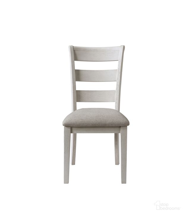 The appearance of Pendleton Side Chair set of 2 designed by Steve Silver in the transitional interior design. This ivory piece of furniture  was selected by 1StopBedrooms from Pendleton Collection to add a touch of cosiness and style into your home. Sku: TN500S. Product Type: Side Chair. Material: Rubberwood. Image1