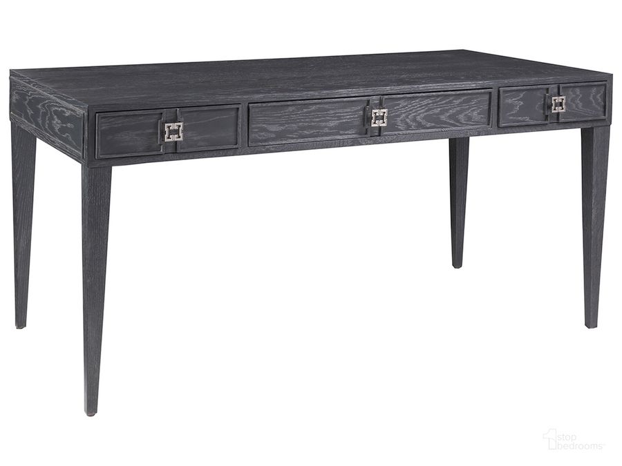 The appearance of Penelope Desk designed by Artistica Home in the modern / contemporary interior design. This black piece of furniture  was selected by 1StopBedrooms from Penelope Collection to add a touch of cosiness and style into your home. Sku: 01-2062-933. Product Type: Writing Desk. Image1