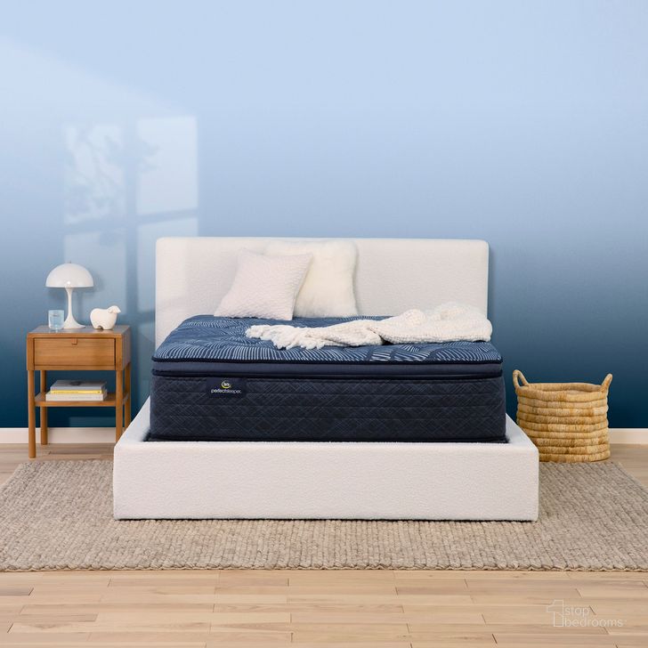 The appearance of Perfect Sleeper Oasis Sleep 15 Inch Plush Pillow Top King Mattress In Dark Blue designed by Serta in the modern / contemporary interior design. This dark blue piece of furniture  was selected by 1StopBedrooms from Perfect Sleeper Collection to add a touch of cosiness and style into your home. Sku: 500113863-1060. Product Type: Mattress. Size: King. Comfort Level: Plush. Mattress Top: Pillow Top. Mattress Type: Innerspring. Comfort Level: Ultra Plush. Mattress Thickness: 15". Material: Foam. Image1