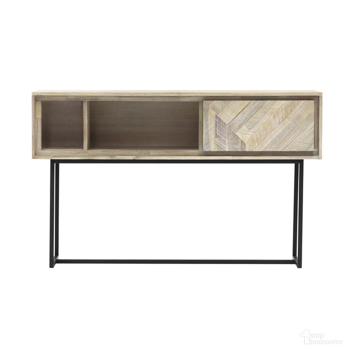 The appearance of Peridot 1 Drawer Console Table In Natural Acacia Wood designed by Armen Living in the modern / contemporary interior design. This natural piece of furniture  was selected by 1StopBedrooms from Peridot Collection to add a touch of cosiness and style into your home. Sku: LCPECNNAT. Material: Wood. Product Type: Console Table. Image1