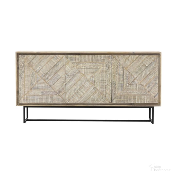 The appearance of Peridot Sideboard Buffet In Natural designed by Armen Living in the modern / contemporary interior design. This natural piece of furniture  was selected by 1StopBedrooms from Peridot Collection to add a touch of cosiness and style into your home. Sku: LCPEBUNAT. Material: Wood. Product Type: Buffet. Image1
