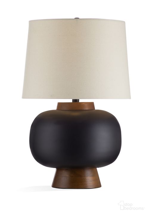 The appearance of Ping Table Lamp In Black designed by Bassett Mirror Company in the traditional interior design. This black piece of furniture  was selected by 1StopBedrooms from  to add a touch of cosiness and style into your home. Sku: L3942TEC. Material: Wood. Product Type: Table Lamp. Image1