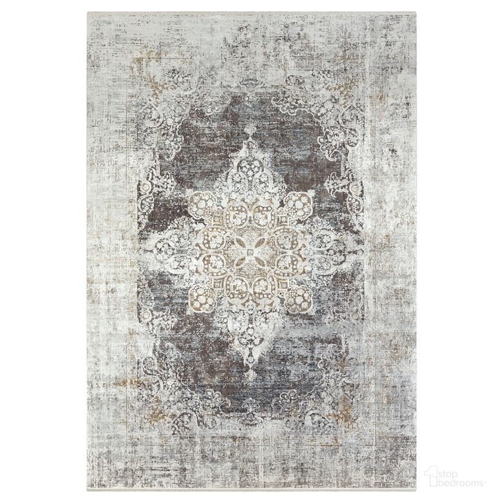The appearance of Poneto Rug In White and Gray designed by Uttermost in the modern / contemporary interior design. This white/gray piece of furniture  was selected by 1StopBedrooms from Poneto Collection to add a touch of cosiness and style into your home. Sku: 71509-9. Product Type: Rug. Material: Viscose. Image1