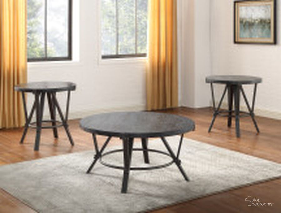 The appearance of Portland 3-Piece Occasional Table Set In Gray designed by Steve Silver in the modern / contemporary interior design. This gray piece of furniture  was selected by 1StopBedrooms from Portland Collection to add a touch of cosiness and style into your home. Sku: OR100C;OR100E;OR100E. Material: MDF. Product Type: Occasional Table Set. Image1