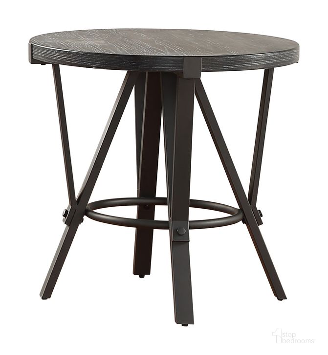 The appearance of Portland End Table In Gray designed by Steve Silver in the  interior design. This gray piece of furniture  was selected by 1StopBedrooms from Portland Collection to add a touch of cosiness and style into your home. Sku: OR100E. Product Type: End Table. Material: Iron. Image1