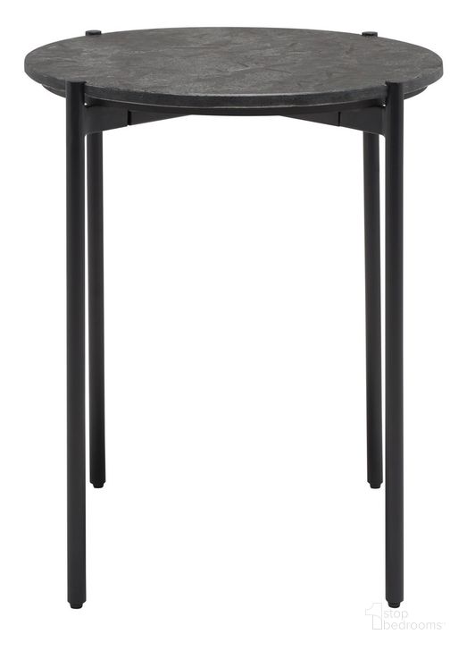 The appearance of Pratt Round Side Table in Black designed by Safavieh in the modern / contemporary interior design. This black piece of furniture  was selected by 1StopBedrooms from Pratt Collection to add a touch of cosiness and style into your home. Sku: ACC9001A. Material: Metal. Product Type: Side Table. Image1