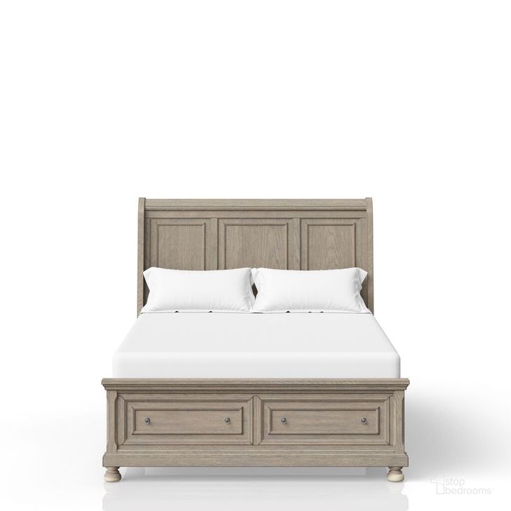 The appearance of Prescott King Bed designed by Bernards in the  interior design. This gray piece of furniture  was selected by 1StopBedrooms from Prescott Collection to add a touch of cosiness and style into your home. Sku: 1070-110. Product Type: Bed. Bed Size: King. Material: Solid Pine. Image1
