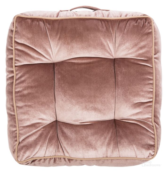 The appearance of Primrose Floor Pillow in Pink designed by Safavieh in the transitional interior design. This pink piece of furniture  was selected by 1StopBedrooms from Primrose Collection to add a touch of cosiness and style into your home. Sku: FLP1004C. Product Type: Pillow. Material: Velvet. Image1