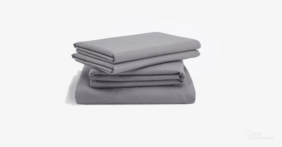 The appearance of ProAir California King Soft Cotton Sheet Set In Cool Gray designed by Tempur-Pedic in the  interior design. This cool gray piece of furniture  was selected by 1StopBedrooms from ProAir Collection to add a touch of cosiness and style into your home. Sku: 40104362. Material: Cotton. Size: California King. Product Type: Bed Sheet. Image1