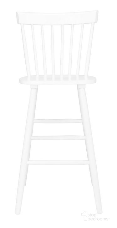 The appearance of Providence Bar Stool BST8504A Set of 2 designed by Safavieh in the modern / contemporary interior design. This white piece of furniture  was selected by 1StopBedrooms from Providence Collection to add a touch of cosiness and style into your home. Sku: BST8504A-SET2. Product Type: Barstool. Material: Rubberwood. Image1