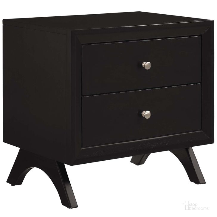 The appearance of Providence Cappuccino Nightstand or End Table designed by Modway in the modern / contemporary interior design. This cappuccino piece of furniture  was selected by 1StopBedrooms from Providence Collection to add a touch of cosiness and style into your home. Sku: MOD-6057-CAP. Product Type: Nightstand. Material: Rubberwood. Image1
