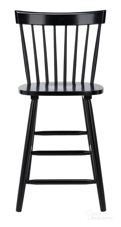 The appearance of Providence Counter Stool BST8505B Set of 2 designed by Safavieh in the modern / contemporary interior design. This black piece of furniture  was selected by 1StopBedrooms from Providence Collection to add a touch of cosiness and style into your home. Sku: BST8505B-SET2. Product Type: Barstool. Material: Rubberwood. Image1