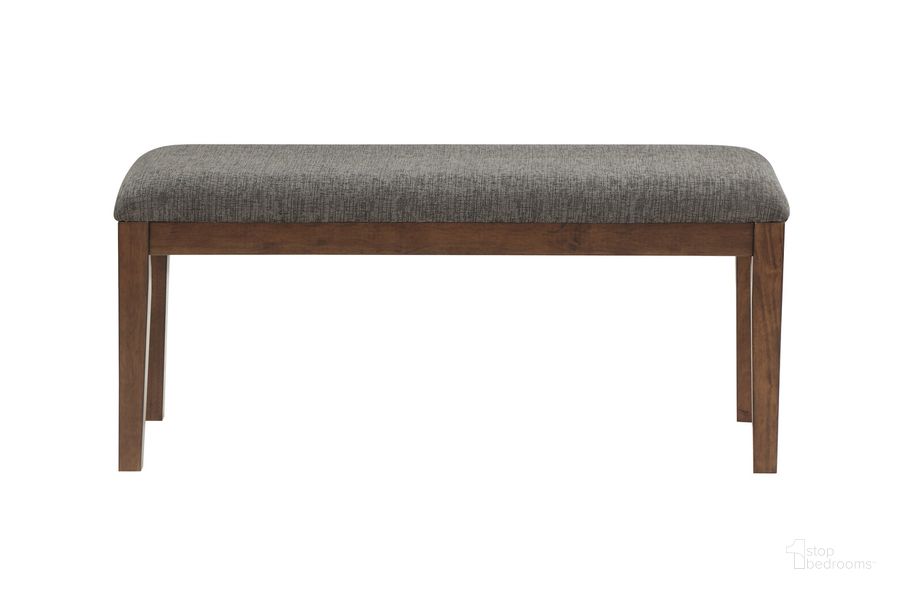 The appearance of Quinn Upholstered Seat Wood Bench In Brown designed by Steve Silver in the transitional interior design. This brown piece of furniture  was selected by 1StopBedrooms from Quinn Collection to add a touch of cosiness and style into your home. Sku: QNN500BN. Product Type: Dining Bench. Material: Plywood. Image1