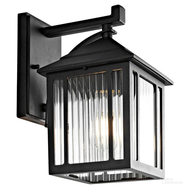 The appearance of Ranzi Outdoor Wall Lantern designed by Safavieh in the modern / contemporary interior design. This black piece of furniture  was selected by 1StopBedrooms from Ranzi Collection to add a touch of cosiness and style into your home. Sku: PLT4009A. Material: Aluminium. Product Type: Outdoor Lighting. Image1