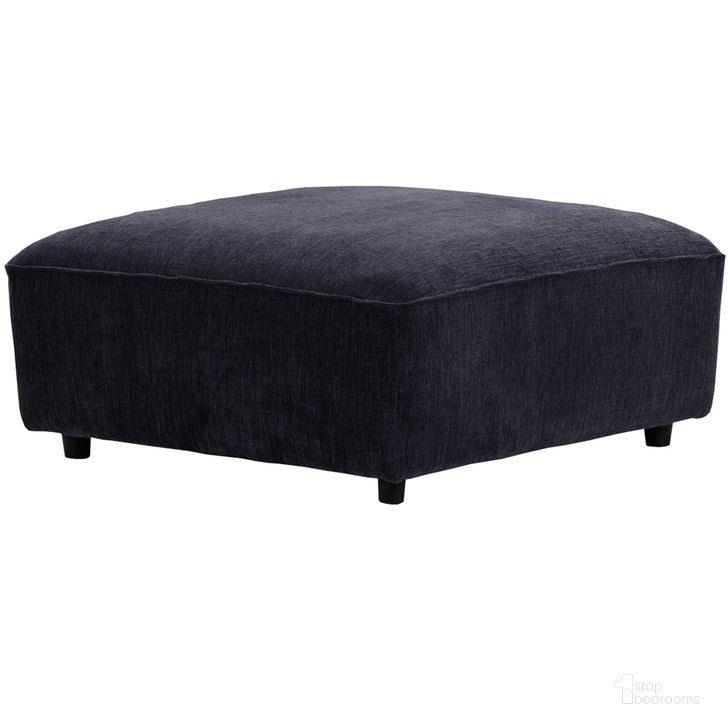 The appearance of Recess Reptile Blue Ottoman With Casters In Dark Blue designed by Parker House in the modern / contemporary interior design. This dark blue piece of furniture  was selected by 1StopBedrooms from Recess Collection to add a touch of cosiness and style into your home. Sku: SREC#900-RPBL. Material: Polyester. Product Type: Ottoman. Image1
