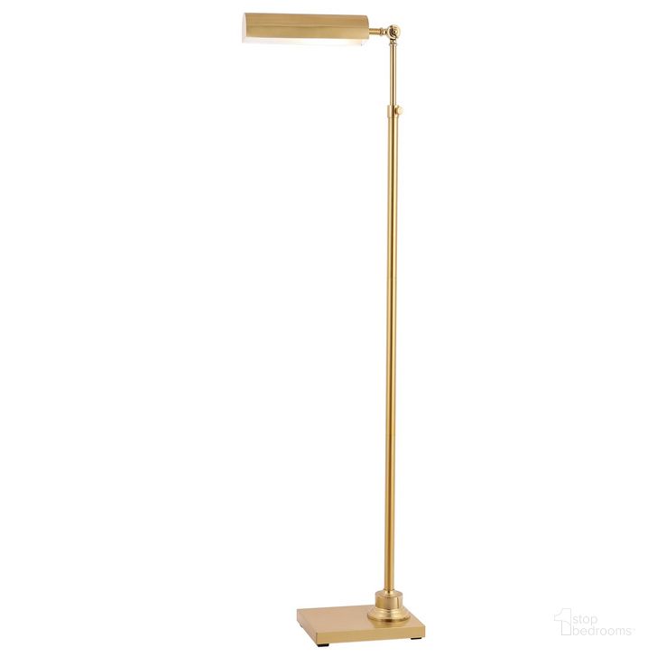 The appearance of Renla Floor Lamp in Gold designed by Safavieh in the traditional interior design. This gold piece of furniture  was selected by 1StopBedrooms from Renla Collection to add a touch of cosiness and style into your home. Sku: FLL4072A. Product Type: Floor Lamp. Material: Iron. Image1