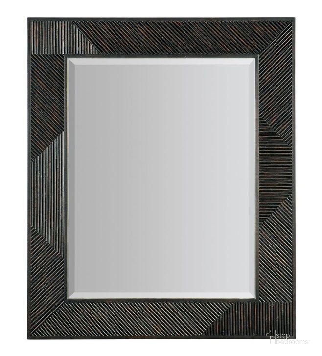 The appearance of Retreat Landscape Mirror designed by Hooker in the transitional interior design. This black piece of furniture  was selected by 1StopBedrooms from Retreat Collection to add a touch of cosiness and style into your home. Sku: 6950-90004-99. Material: Wood. Product Type: Mirror.