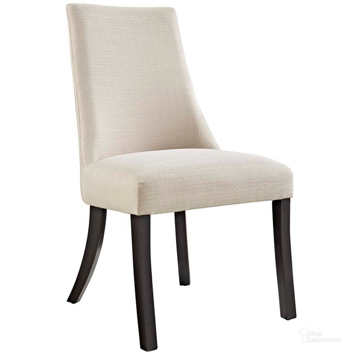The appearance of Reverie Beige Dining Side Chair designed by Modway in the modern / contemporary interior design. This beige piece of furniture  was selected by 1StopBedrooms from Reverie Collection to add a touch of cosiness and style into your home. Sku: EEI-1038-BEI. Product Type: Side Chair. Material: Plywood. Image1