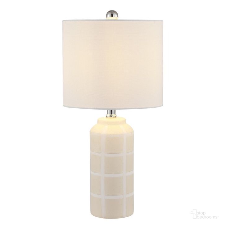 The appearance of Rhett Ceramic Table Lamp Set of 2 in Ivory designed by Safavieh in the modern / contemporary interior design. This ivory piece of furniture  was selected by 1StopBedrooms from Rhett Collection to add a touch of cosiness and style into your home. Sku: TBL4334A-SET2. Material: Ceramic. Product Type: Table Lamp. Image1