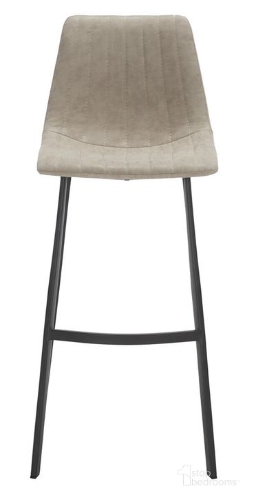 The appearance of Rhyatte Bar Stool in Grey designed by Safavieh in the modern / contemporary interior design. This grey piece of furniture  was selected by 1StopBedrooms from Rhyatte Collection to add a touch of cosiness and style into your home. Sku: BST3018B. Product Type: Barstool. Image1
