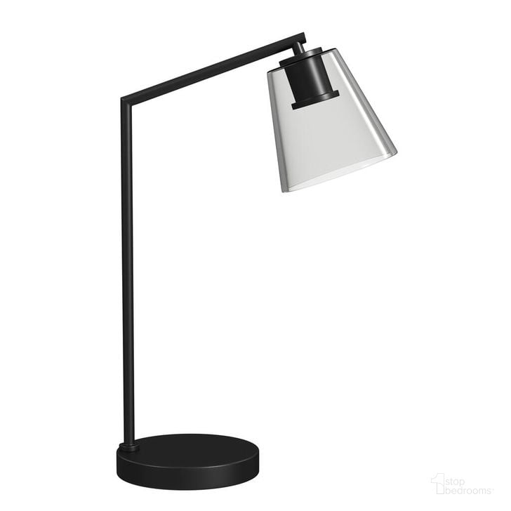 The appearance of Rhyne Desk Lamp In Black Powder designed by Bassett Mirror Company in the industrial interior design. This black piece of furniture  was selected by 1StopBedrooms from  to add a touch of cosiness and style into your home. Sku: L4283T. Material: Aluminum. Product Type: Desk Lamp. Image1