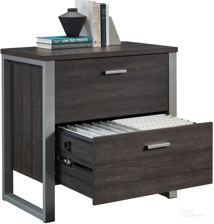 The appearance of Rock Glen Lateral File In Blade Walnut designed by Sauder in the modern / contemporary interior design. This blade walnut piece of furniture  was selected by 1StopBedrooms from Rock Glen Collection to add a touch of cosiness and style into your home. Sku: 431614. Product Type: File Cabinet. Material: Engineered Wood. Image1