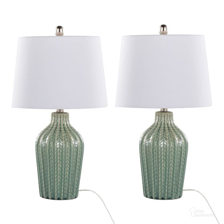 The appearance of Rockwell 23.25 Inch Ceramic Table Lamp Set of 2 In Nickel designed by Lumisource in the modern / contemporary interior design. This nickel piece of furniture  was selected by 1StopBedrooms from Rockwell Collection to add a touch of cosiness and style into your home. Sku: GTE24-RCKWL GNPNIW2. Material: Metal. Product Type: Table Lamp. Image1