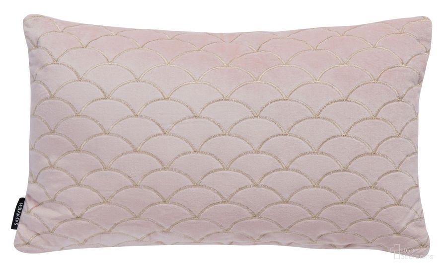 The appearance of Roselen Pillow in Blush and Gold designed by Safavieh in the modern / contemporary interior design. This blush/gold piece of furniture  was selected by 1StopBedrooms from Roselen Collection to add a touch of cosiness and style into your home. Sku: PLS6522A-1220. Material: Cotton. Product Type: Pillow. Image1