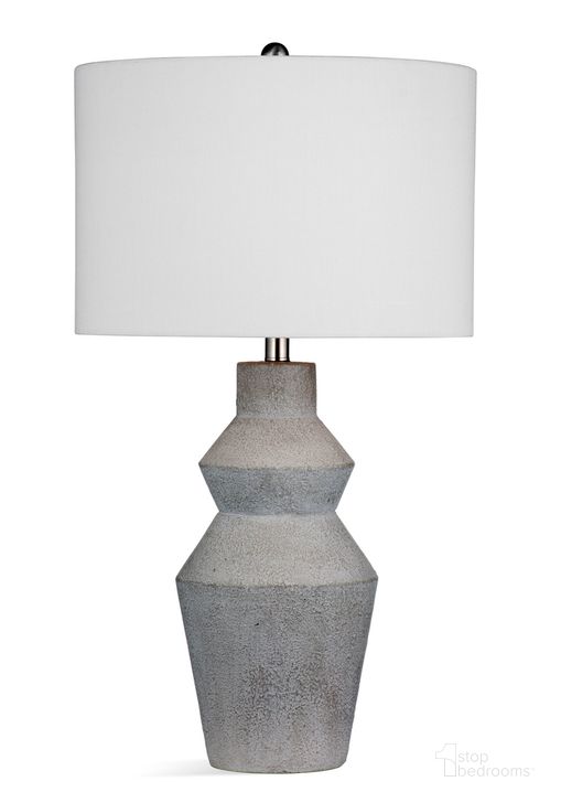 The appearance of Roster Table Lamp In Cement designed by Bassett Mirror Company in the traditional interior design. This cement piece of furniture  was selected by 1StopBedrooms from  to add a touch of cosiness and style into your home. Sku: L4254T. Product Type: Table Lamp. Material: Cement. Image1