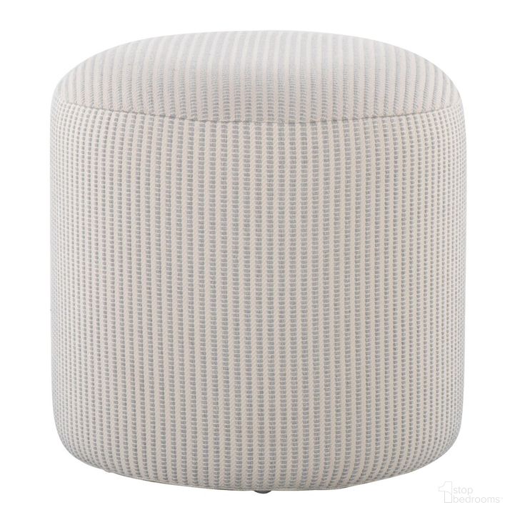 The appearance of Round Pouf In Grey designed by Lumisource in the modern / contemporary interior design. This grey piece of furniture  was selected by 1StopBedrooms from Pouf Collection to add a touch of cosiness and style into your home. Sku: OT-POUF16RND GYW. Material: Wood. Product Type: Ottoman. Image1