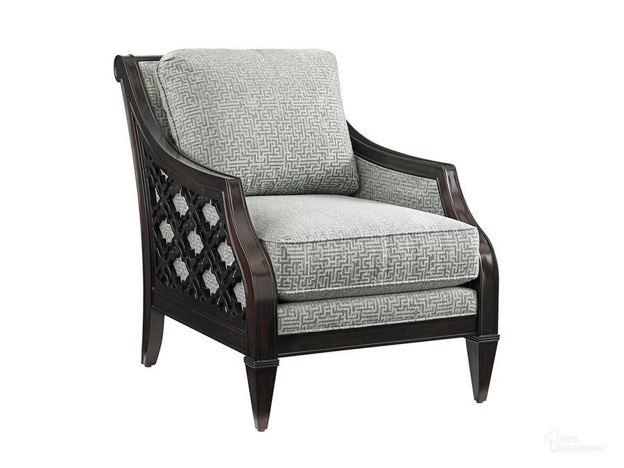The appearance of Royal Kahala Bay Club Chair designed by Tommy Bahama in the coastal interior design. This  piece of furniture  was selected by 1StopBedrooms from Royal Kahala Collection to add a touch of cosiness and style into your home. Sku: 01-1514-11-40. Material: Wood. Product Type: Living Room Chair. Image1