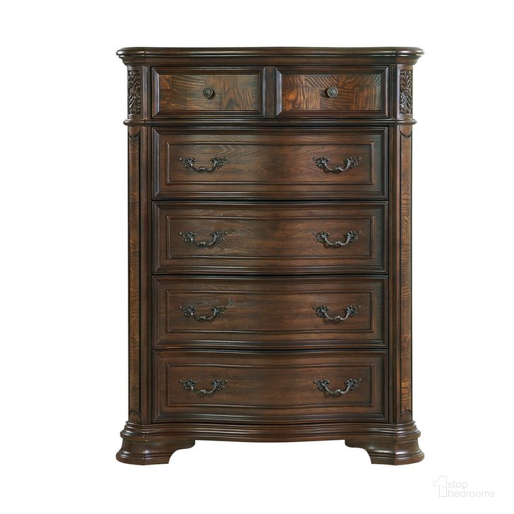 The appearance of Royale Lift Top Chest designed by Steve Silver in the traditional interior design. This brown piece of furniture  was selected by 1StopBedrooms from Royale Collection to add a touch of cosiness and style into your home. Sku: RY900CT. Material: Wood. Product Type: Chest. Image1