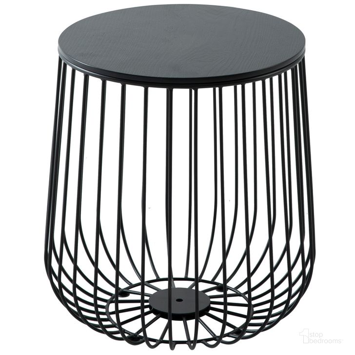 The appearance of Runswick Wood Top End Table In Black designed by LeisureMod in the modern / contemporary interior design. This black piece of furniture  was selected by 1StopBedrooms from Runswick Collection to add a touch of cosiness and style into your home. Sku: RTBL-15BL. Material: Wood. Product Type: End Table. Image1