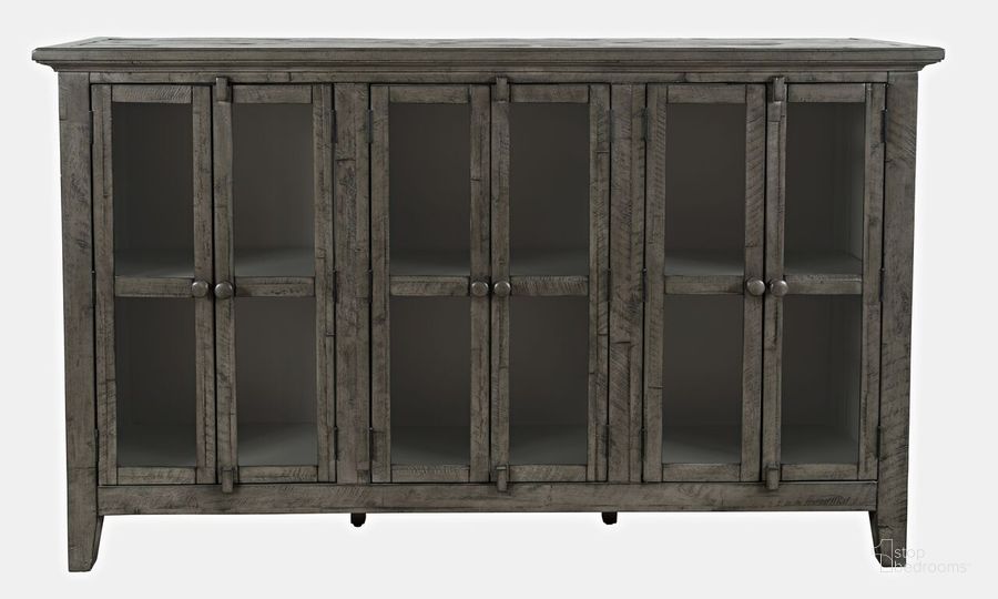 The appearance of Shores 70 Inch Distressed Acacia Six-Door Accent Cabinet In Stone designed by Jofran in the country / farmhouse interior design. This stone piece of furniture  was selected by 1StopBedrooms from Rustic Shores Collection to add a touch of cosiness and style into your home. Sku: 2130-70. Product Type: Sideboard. Material: MDF. Image1