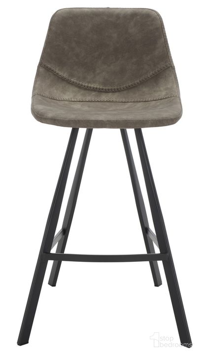The appearance of Ryanne Counter Stool in Grey designed by Safavieh in the modern / contemporary interior design. This grey piece of furniture  was selected by 1StopBedrooms from Ryanne Collection to add a touch of cosiness and style into your home. Sku: BST3017A. Product Type: Barstool. Image1