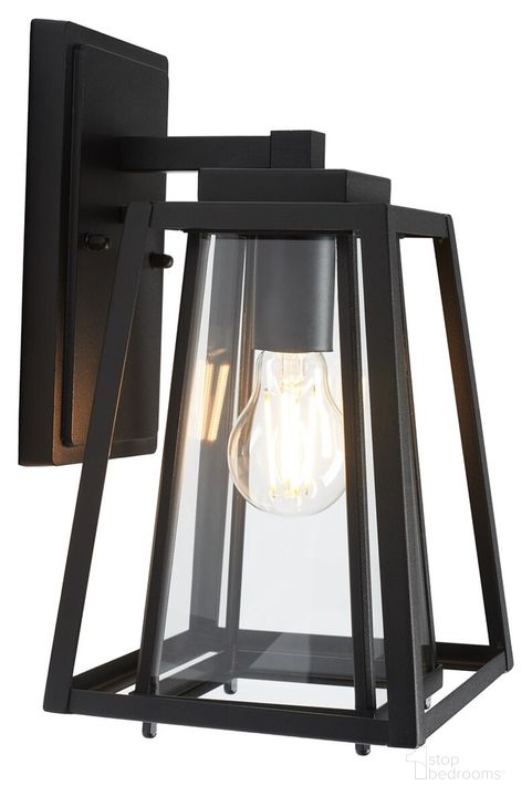 The appearance of Rydler Outdoor Wall Sconce Set of 2 designed by Safavieh in the modern / contemporary interior design. This black piece of furniture  was selected by 1StopBedrooms from Rydler Collection to add a touch of cosiness and style into your home. Sku: PLT7030A-SET2. Material: Steel. Product Type: Outdoor Lighting. Image1