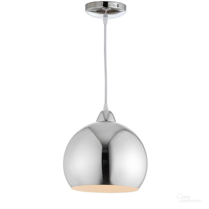 The appearance of Sabine Chrome Pendant designed by Safavieh in the modern / contemporary interior design. This chrome piece of furniture  was selected by 1StopBedrooms from Sabine Collection to add a touch of cosiness and style into your home. Sku: PND4032B. Product Type: Pendant Lighting. Material: Chrome. Image1