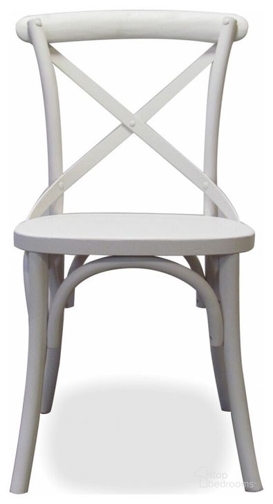The appearance of Saloon Chair Set of 2 In White designed by Primitive Collections in the country / farmhouse interior design. This white piece of furniture  was selected by 1StopBedrooms from  to add a touch of cosiness and style into your home. Sku: PCSH112WHT10. Material: Wood. Product Type: Side Chair.