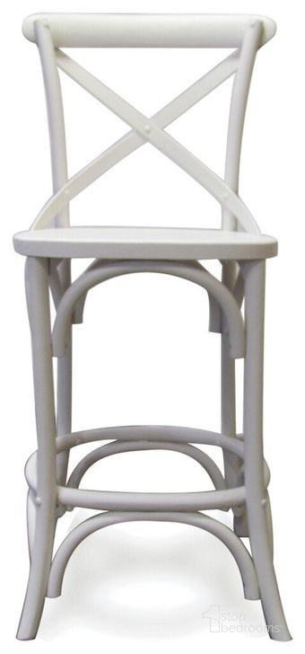 The appearance of Saloon Counter Stool Set of 2 In White designed by Primitive Collections in the country / farmhouse interior design. This white piece of furniture  was selected by 1StopBedrooms from  to add a touch of cosiness and style into your home. Sku: PC111111CWHT10. Material: Wood. Product Type: Barstool.