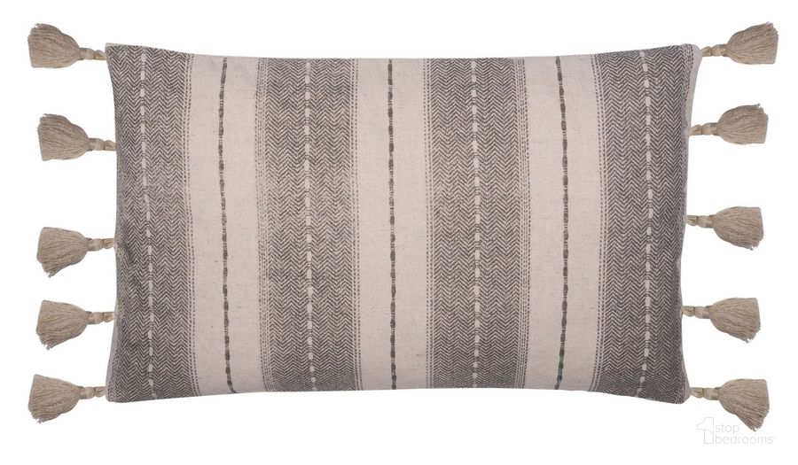The appearance of Samerin Pillow in Grey and White designed by Safavieh in the modern / contemporary interior design. This grey/white piece of furniture  was selected by 1StopBedrooms from Samerin Collection to add a touch of cosiness and style into your home. Sku: PLS7165A-1220. Product Type: Pillow. Image1