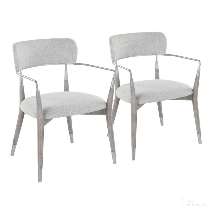 The appearance of Savannah Chair Set of 2 In Light Grey designed by Lumisource in the modern / contemporary interior design. This light grey piece of furniture  was selected by 1StopBedrooms from Savannah Collection to add a touch of cosiness and style into your home. Sku: CH-SAVANNAH GYLGY2. Material: Wood. Product Type: Dining Chair. Image1