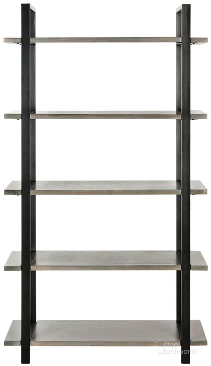 The appearance of Scott French Grey 5-Tier Etagere designed by Safavieh in the modern / contemporary interior design. This ash gray piece of furniture  was selected by 1StopBedrooms from Scott Collection to add a touch of cosiness and style into your home. Sku: AMH6590B. Product Type: Etagere. Material: Iron. Image1