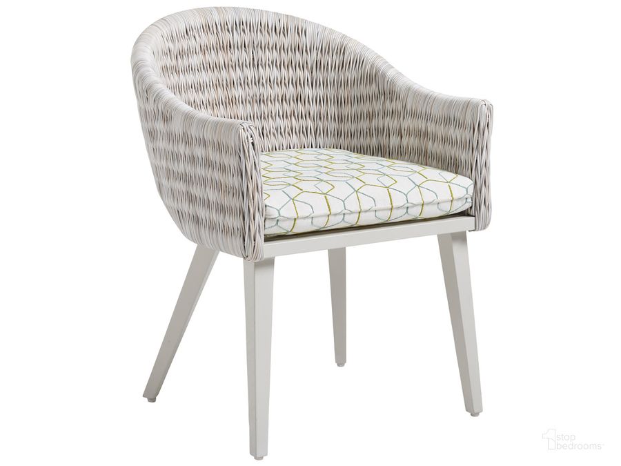 The appearance of Seabrook Arm Chair designed by Tommy Bahama in the coastal interior design. This  piece of furniture  was selected by 1StopBedrooms from Seabrook Collection to add a touch of cosiness and style into your home. Sku: 01-3430-18-40. Product Type: Outdoor Chair. Image1