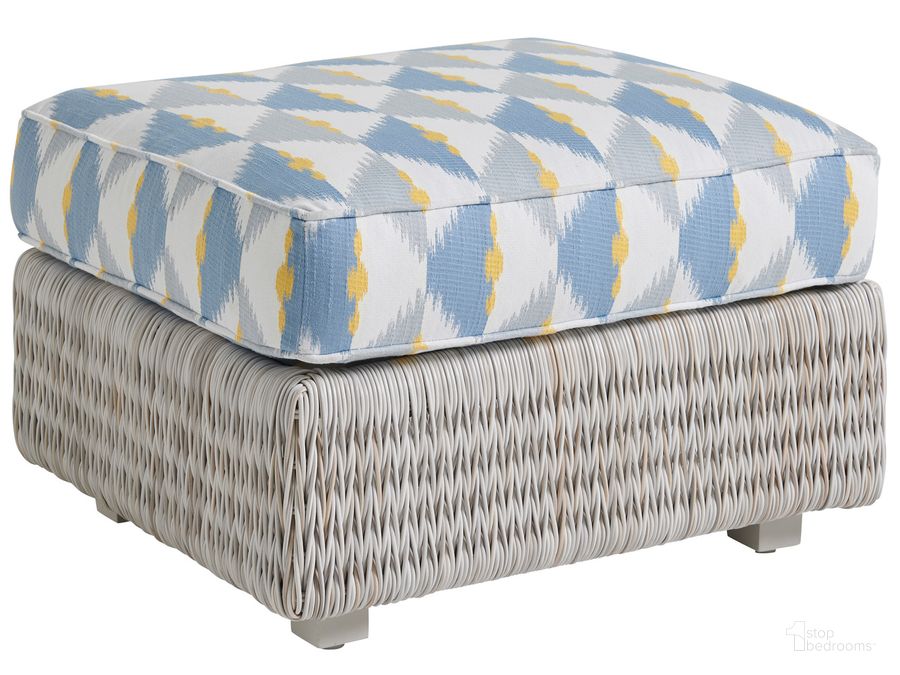 The appearance of Seabrook Ottoman designed by Tommy Bahama in the coastal interior design. This  piece of furniture  was selected by 1StopBedrooms from Seabrook Collection to add a touch of cosiness and style into your home. Sku: 01-3430-44-40. Product Type: Outdoor Ottoman. Image1